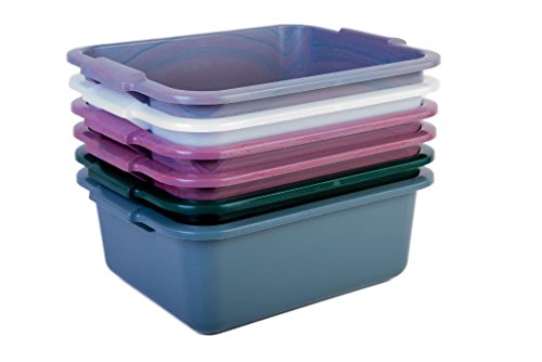Schüssel 11 L Recycling mit Griff Allzweckschüssel Spülschüssel Plastikschüssel Fußwanne Wanne – Farben variieren – Farbverlauf möglich - 4