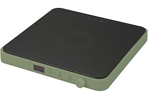 Tognana Iridea, Piastra a induzione 200-2000W, plastica-vetro, verde