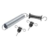 Contenido de envío: 1 Empuñadura para puerta eléctrica negro + 1 Muelle galvanizado + 2 Aisladores para puertas de cercado eléctrico