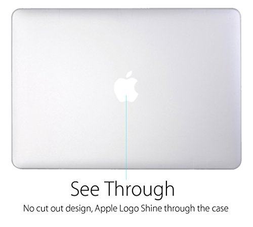 Ueswill Schutzhülle für MacBook, glatte und weiche Hartschale, inklusive Mikrofasertuch farblos MacBook Air 11″ - 3