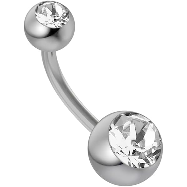 Piercing Ombelico In Acciaio Chirurgico 316L - Design Scorpione Senza Pietre - Foto 4