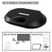 Price comparison product image Simolio IR Audio Transmitter, Wireless Infrared Sensor for Vehicle DVD/Car Audio System/TV, IR System for Universal Wireless IR Headphone, 3.5mm Headphone Jack, Car Cigar Lighter & AC Adapter Included