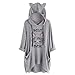 Produktbild Toasye Best CAT MOM Frauen Katzenohr Print Pocket Hoodie Kleid Pocket Shirt Unregelmäßiges Oberteil Herbst Hemd Langarm Shirt Sweatshirt