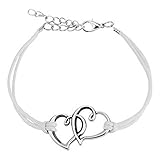 PASST IMMER - Die Länge ist verstellbar bis maximal 250 Millimeter, die Dicke des Armbandes beträgt 2.56 Millimeter, das Ornament ist 19 Millimeter breit