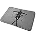 Produktbild B.L.KLEEN Freestyle Skier Welcome Entrance Door Mats, Non Slip Backing Entry Way Doormat High Traffic Areas Shoe Rugs for Patio, Front Door, All Weather Exterior Doors