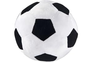 JIAHG Plüsch Football, Plüsch Fußball Spielzeug,22cm Fußball Stuhlkissen Sitzkissen,Sport-Wurf-Plüschtier,Sport-Themenkissen für Kinderzimmer Dekoration, Geschenk für Kinder und Fußballliebhaber