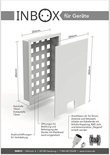 Preisvergleich Produktbild IN-BOX GeräteBOX weiß