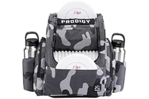 Prodigy Disc BP-2 V3 Disc Golf Backpack | Frisbee Golf Bag with 26+ Disc Capacity Plus Extra Storage | Pro Quality Disc Golf Bag Backpack | Tear and Water Resistant | Large Disc Golf Bag