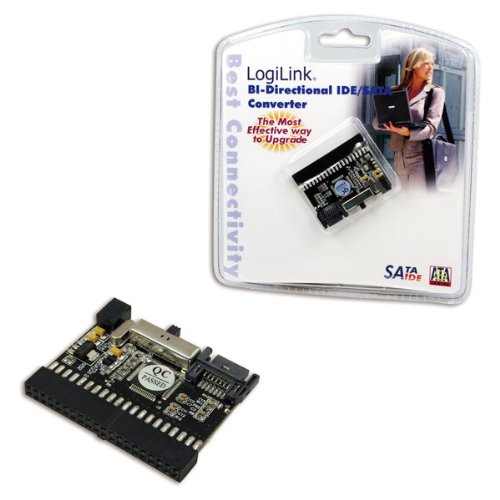 LogiLink AD0008 Converter S-ATA zu IDE & IDE zu S-ATA, incl. S-ATA Kabel und Power Kabel