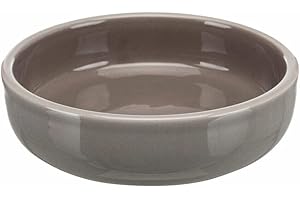 TRIXIE Comedero Gatos Razas Nariz Corta, Cerámica, 0.3 l / ø15 cm, Gato