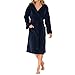 Produktbild Schiesser - Damen Bademantel mit Kapuze, Frottee, 2016/2017, 128545, Größe:L;Dessin:navy (815)