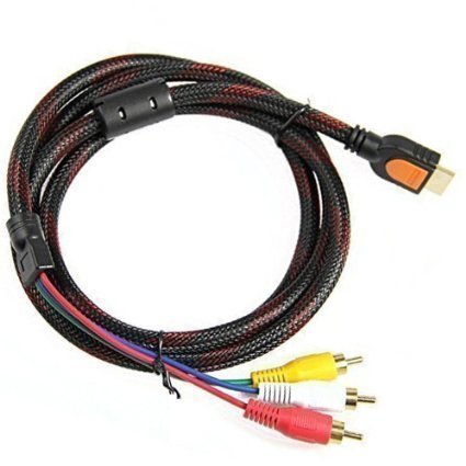 Cavo da HDMI a RCA, Chenduomi 1,5 m/1.5 m HDMI maschio a RCA audio video cavo AV adattatore convertitore per HDTV