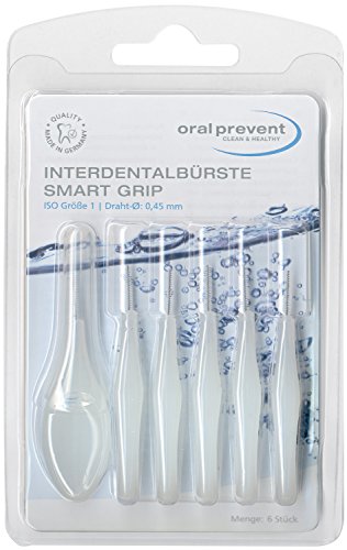 Oral Prevent Interdentalbürste Smart Grip 0,45 mm weiß, 6 St