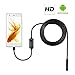 Produktbild Shekar 2,0 Megapixeln 5m HD Android Endoskop 2-in-1 USB/Micro USB Endoskop Inspektionskamera Wasserdicht Boreskop für Smartphone Tablet mit OTG und UVC Function und PC/Laptop