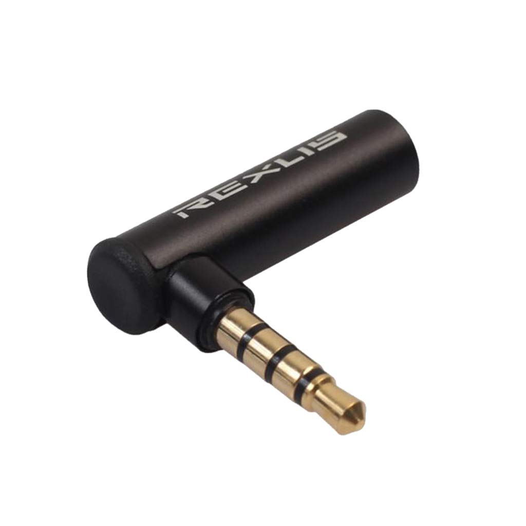 Phenovo Portable 3.5mm Male to Female Angle Audio Adapter