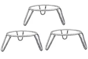 SHRIYAM Craft Round Iron Matka/Planter Pot Stand for Home- 7