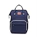 Produktbild Mama Wickeltasche Große Kapazität Baby Wickeltaschen Desiger Wickeltasche Mode Reiserucksack Babypflege Bebek Tasche   Dunkelblau
