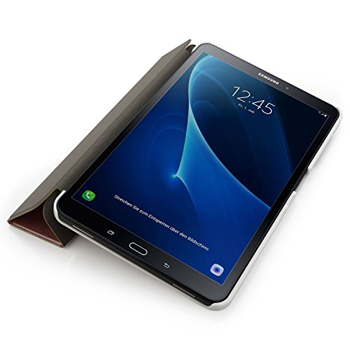 iHarbort® Premium Hülle für Samsung Galaxy Tab A 10.1 (SM-T580/T585) – Samsung Galaxy Tab A 10.1 hülle Etui Schutzhülle Case Cover Holder Stand mit Smart Auto Wake / Sleep-Funktion (Roségold) - 4