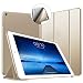 Produktbild iPad Mini Hülle für iPad Mini 1 2 3 - VAGHVEO Ultra Slim Leichtgewicht Ständer Schutzhülle [Auto aufwachen / Schlaf] mit Schützender weicher TPU Rückseite Smart Cover für Apple iPad Mini, iPad Mini2, iPad Mini3 (Gold)