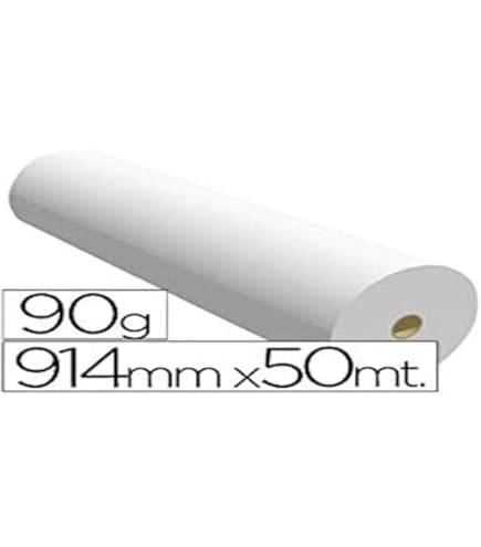 SCATOLA 12 ROTOLI CARTA PLOTTER GR.90 H. CM. 61X50 MT CAD GRAFICA