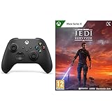 Xbox Wireless Controller Black + Star Wars Jedi: Survivor SX Videogiochi