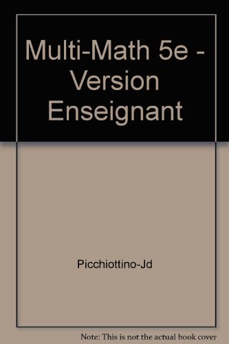 Multi math 5e