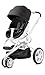 Stylish Pushchair, Unfolds Automatically At A Push Of A Button Quinny Moodd Black irony