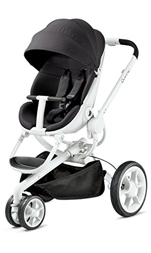 Stylish Pushchair, Unfolds Automatically At A Push Of A Button Quinny Moodd Black irony