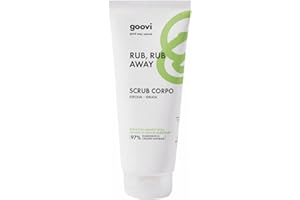 Goovi, Rub Rub Away, Scrub Corpo Esfoliante e Idratante con Estratti di Agave e Viola, Rende la Pelle Morbida, Ideale per Tutti i Tipi di Pelle, 200ml