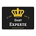 Produktbild Mousepad Dart Experte schwarz