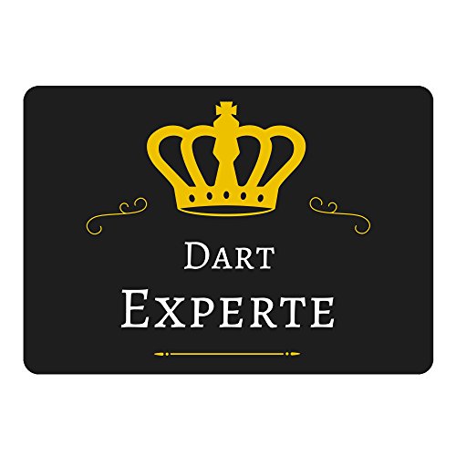 Preisvergleich Produktbild Mousepad Dart Experte schwarz