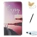 Produktbild LG G4 Handyhülle,LG G4 Hülle,TOUCASA Brieftasche flip PU leder ledercase magnet leder klappbar Hülle etui tasche 360 grad Karte Halterung Kartenfächer extra Dünn Klapphülle Leinwand-Oberflächen-Ölgemälde-reizendes Tier für LG G4-See+ Gratis Touch Stylus Pen & Staubstecker