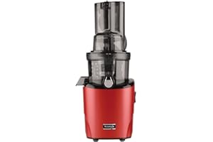 kuvings Juicer | REVO830 | Slow Juicer | Double Filling Opening | Automatic Cutting System | Matte Dark Red