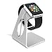 Produktbild Apple Watch Halterung, ACEPower® Apple Watch Stand [Charging Dock] Apple Support Uhr Premium Aluminium - Apple Watch Ladestation - (Silver)