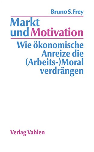 Download Markt und Motivation: Wie ökonomische Anreize die (Arbeits-)Moral verdrängen Download Markt und Motivation: Wie ökonomische Anreize die (Arbeits-)Moral verdrängen