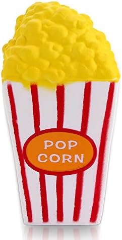 rosybeat Jumbo Squishies Popcorn Cup Slow Rising Squishies Scented toys Kawaii Squishy Decoration toys for Kids and Adults 5.7'' 1 piece