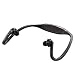 Produktbild Cuitan Bluetooth 3.0 Wireless-Sport-Stereo-Kopfhörer Ohrhörer für Samsung, Apple, Huawei, Meizu, Coolpad, Xiaomi, Tablet, Laptop, etc, Neckband Stil Kopfhörer Headset für Bluetooth-Geräte - Schwarz