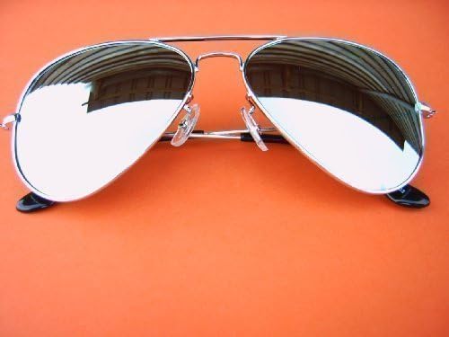 Aviator Glasses Sunglasses 1980s Top Gun Incl. Softbag!