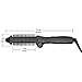 IYUTtech Tourmaline Ceramic Hot Curl Brush,Hairdressing Salon Hot Curl Curling Styling Grooming Volume Hair Brush Tool--black