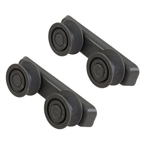 Preisvergleich Produktbild Schienenrollen Führung Korbrolle Gerundet Unterstützung Kompatibel mit Baumatic Geschirrspüler 2PK