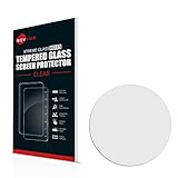 Savvies Panzerglas für Armbanduhren (Kreisrund, Durchmesser: 36 mm) - Schutzglas Panzerfolie Panzerglasfolie Hartglas Schutzfolie Displayschutzfolie