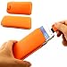 Produktbild Universal Schutz Tasche Slim Cover Pull Tab Hülle passend für Apple iPhone 6 /6s, Samsung Galaxy S7, S6, S6 edge, S5 und viel mehr … ScorpioCover orange
