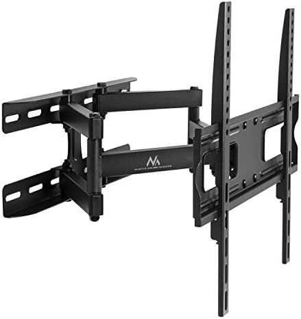 MacleanMC-760 LCD LED Plasma TV Bracket Double Arm Wall Mount 26-65 "Max. VESA 400x400 30kg 180 Degree Swivel Adjustable Wall Clearance (26-55" 400x400)