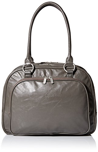Lassig Multizip Style Diaper Bag Shoulder Bag Handbag Tote-Bag includes Matching Insulated Bottle Holder, wipeable Changing Mat, Stroller Hooks and lots of compartments for Changing your baby, Mud
