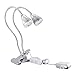 Produktbild LUCKYKS 10W 10 LED Doppel-Kopf Pflanzenlampe Pflanzen Wachstumslampe IP44 Pflanzenleuchte für Zimmerpflanzen, Blumen, Gemüse usw.