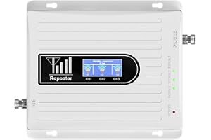 Yarryuter B1 B3 B8 Signal Booster Tri Band Förstärkare 900 1800 2100MHz GSM WCDMA Universal Signal Booster Repeater EU