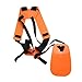 Produktbild Asixx Doppel Schultergurt, Tragegurt mit Weiches Schulterpolster Geeignet für Verschiedene Schwere Trimmer Motorsense Rasentrimmer(Orange)