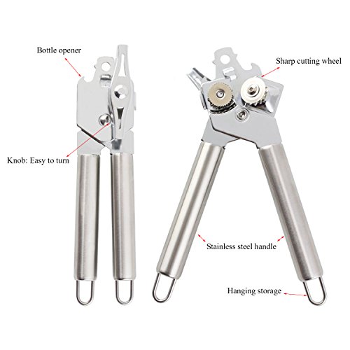 Aseun Dosenöffner Flaschenöffner Zinn Edelstahl Der Küchenhelfer Büchsenöffner ist Werkzeug die für jede moderne Küche - 3