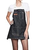 Hecho de material de denim, durable y práctico