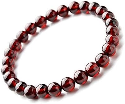Cilla Fashion Lithotherapy Garnet Natural Mineral Stone Bracelet, Women's Jewellery